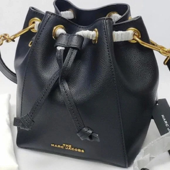 Authentic THE MARC JACOBS Leather Drawstring bucket bag - Picture 16 of 16